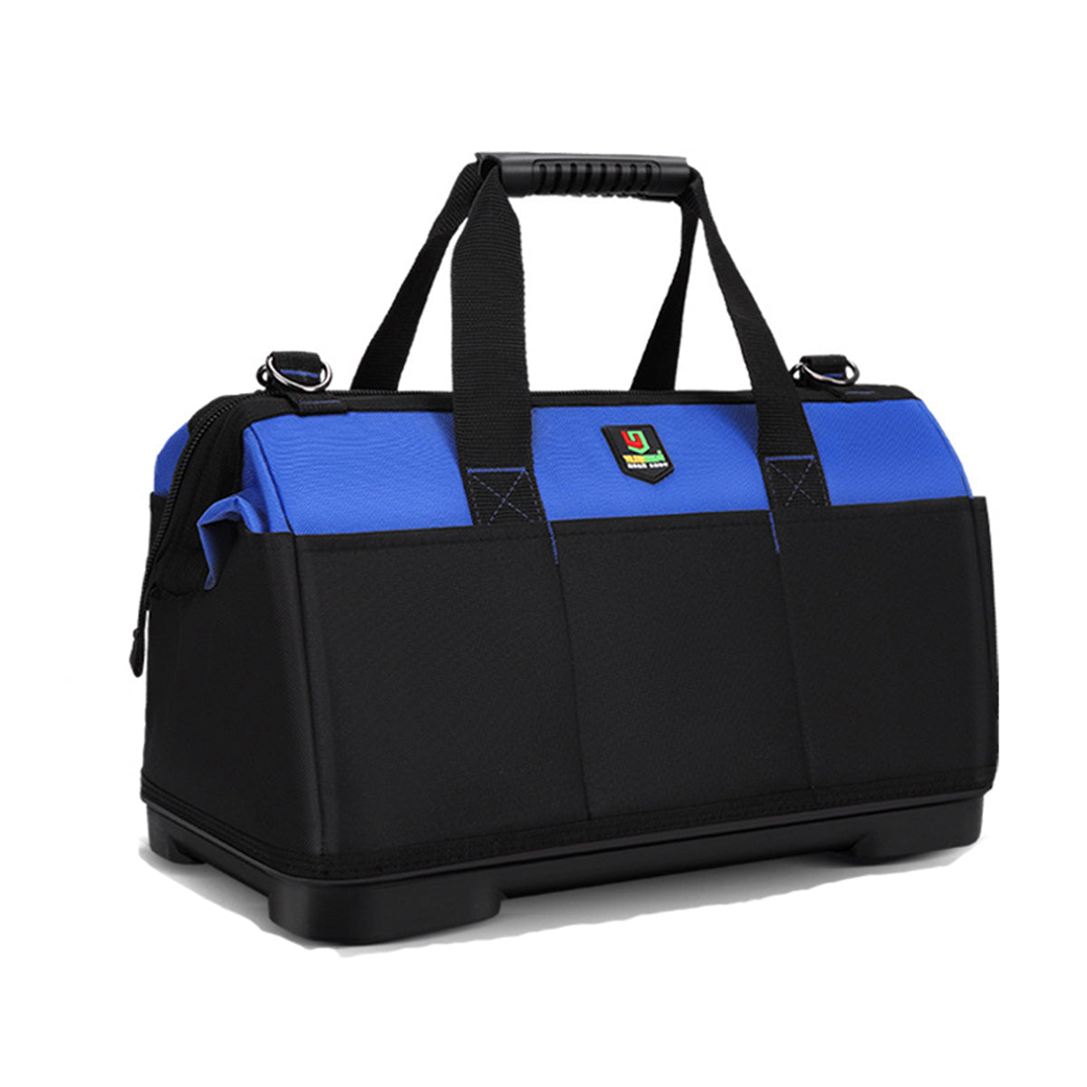 Serplex Tool Bag Travel Tool Bag 19'' Tools Organizer Bag Waterproof Oxford Cloth Tool Handbag Enhanced Wear-resistant Base Design Portable Hardware Tool Bag Organizer for Electricians, Plumbers Serplex Tool Bag Travel Tool Bag 19'' Tools Organizer Bag Waterproof Oxford Cloth Tool Handbag Enhanced Wear-resistant Base Design Portable Hardware Tool Bag Organizer for Electricians, Plumbers